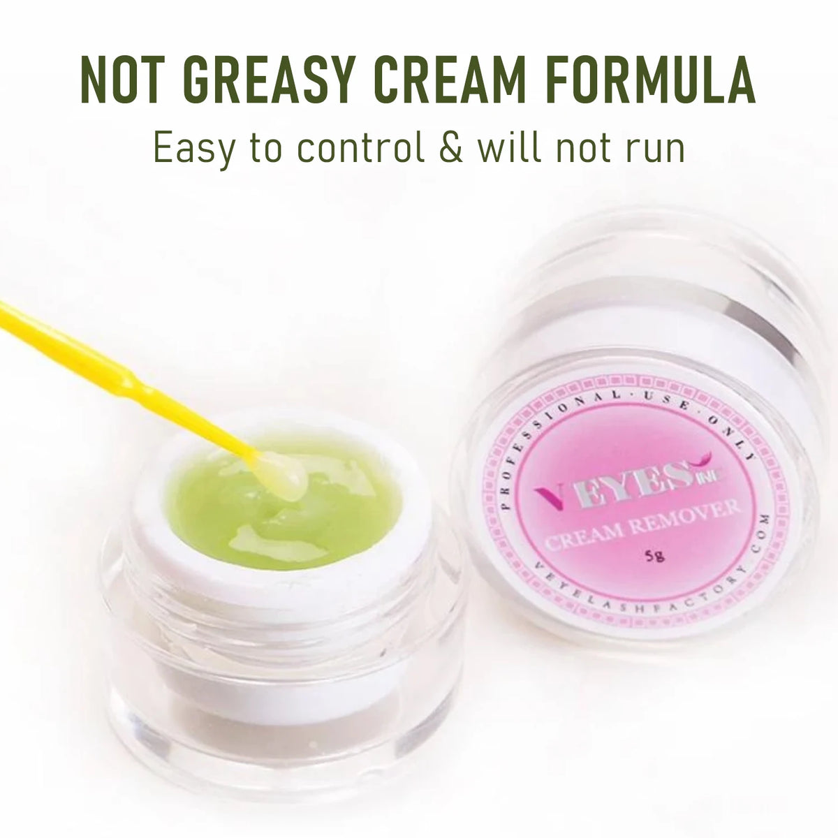 Veyes Inc Eyelash Extensions Cream Remover Veyelash Aloe Ingredients  Eyelashes Glue Remover Soft Gentle Remover For Makeup