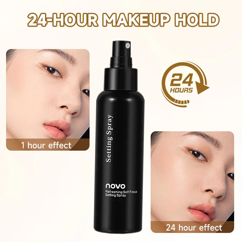 Setting Spray For Makeup And Face Primer, Hyaluronic Acid For Deep Hydration, 24h Long-Lasting Makeup Setting Spray