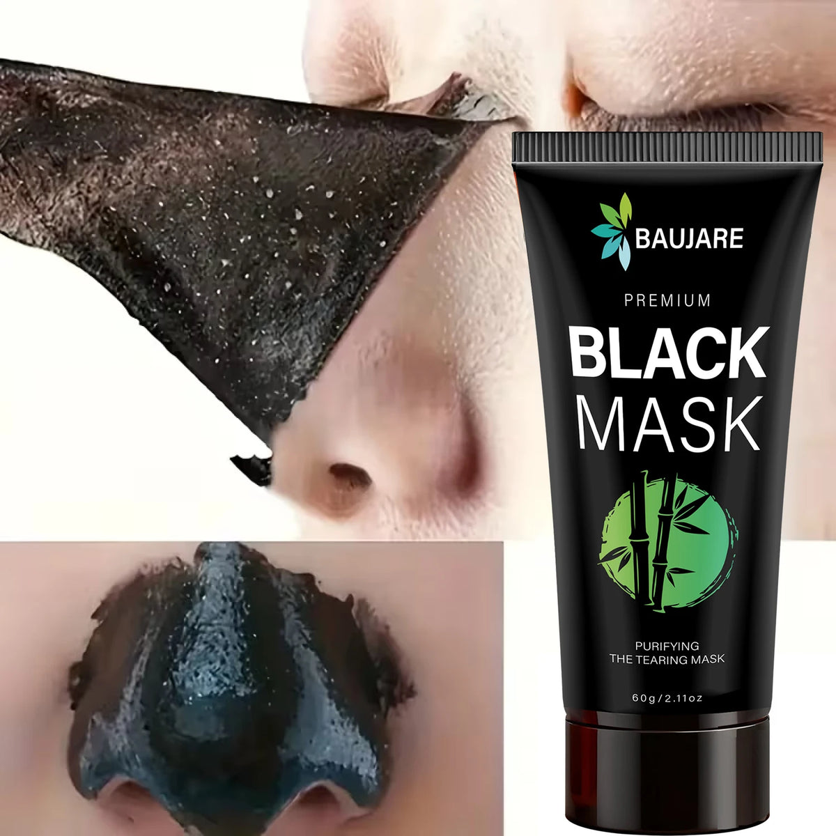 Premium Blackhead Peel Off Mask with Charcoal & Centella, Deep Cleansing & Purifying for Smooth Skin, All Skin Types.