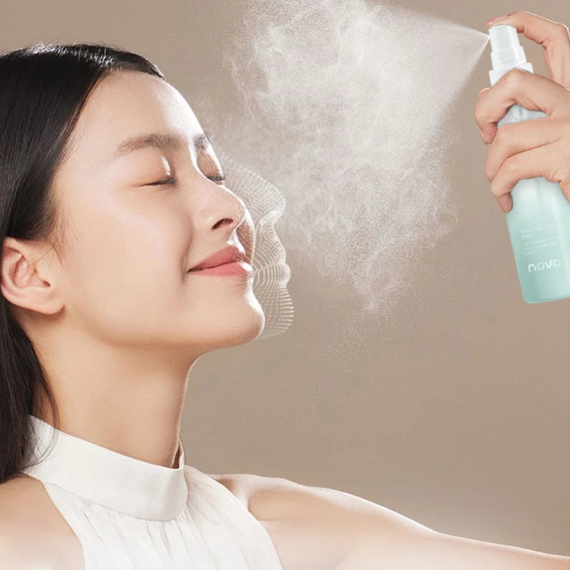 Long-Lasting Makeup Setting Spray With Hyaluronic Acid, Moisturizing Oil Control,  Smudge & Transfer Resistant, Quick-Dry