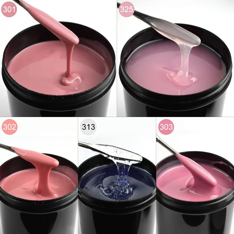 225g CANNI Sculpture Jelly UV Soak Off 25 Stick UV Extension Gel Manicure Multi-function Nails Transparent UV Nail Gel