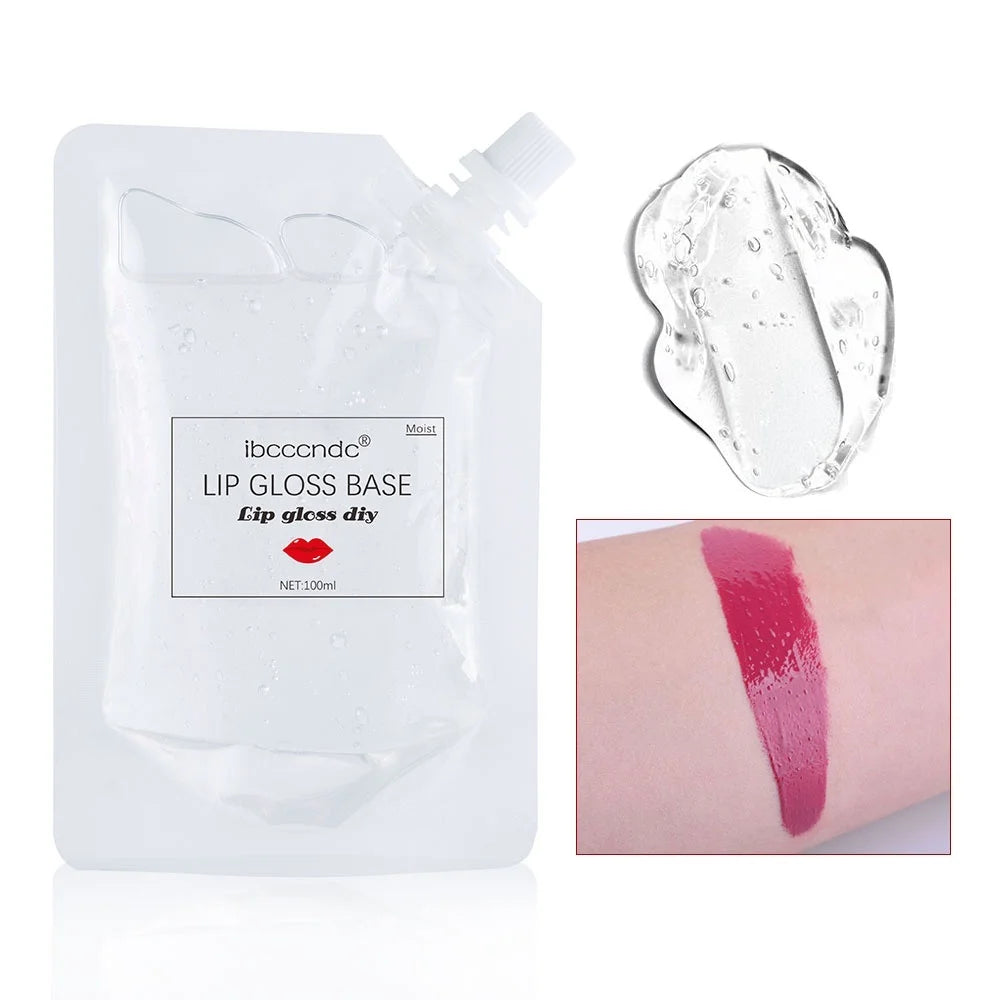 Non-stick Clear Lip Gloss Base Lipstick Lip Gloss Base Gel Moisturizing Matte Lip Glaze Material Odorless for DIY