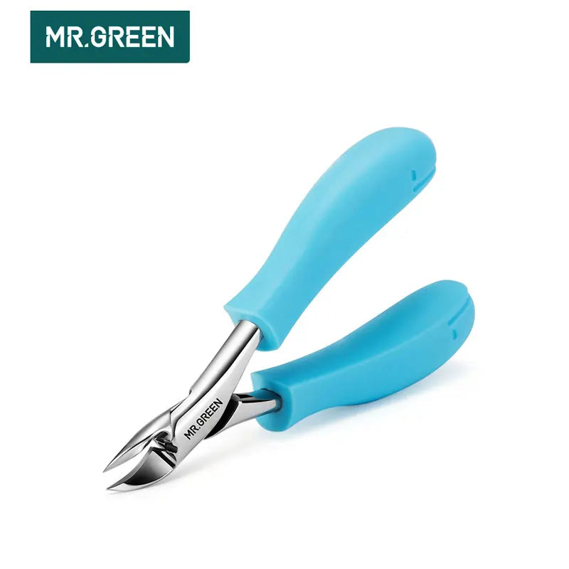 MR.GREEN Nail Clipper  manicure Tools Professional Stainless Steel Thick Toenails ingrown Cuticle Nipper  Trimmer Plier Scissors