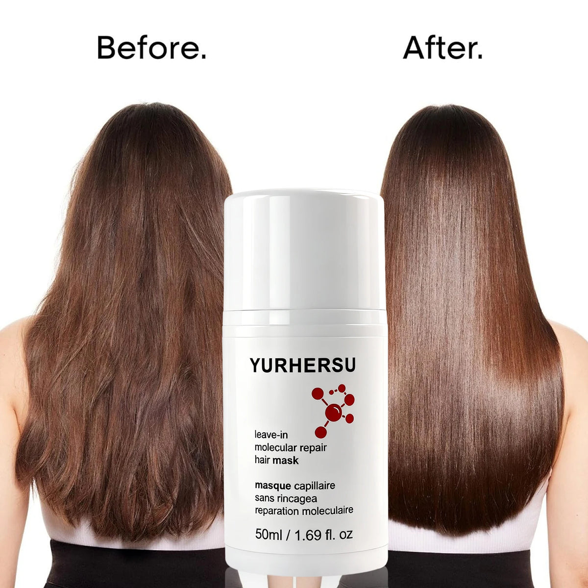 Leave-In Hair Mask Deep Repair Damage Dry Hair Moisturizing Smoothing Soften Hair Care Treatment No Need Rinse