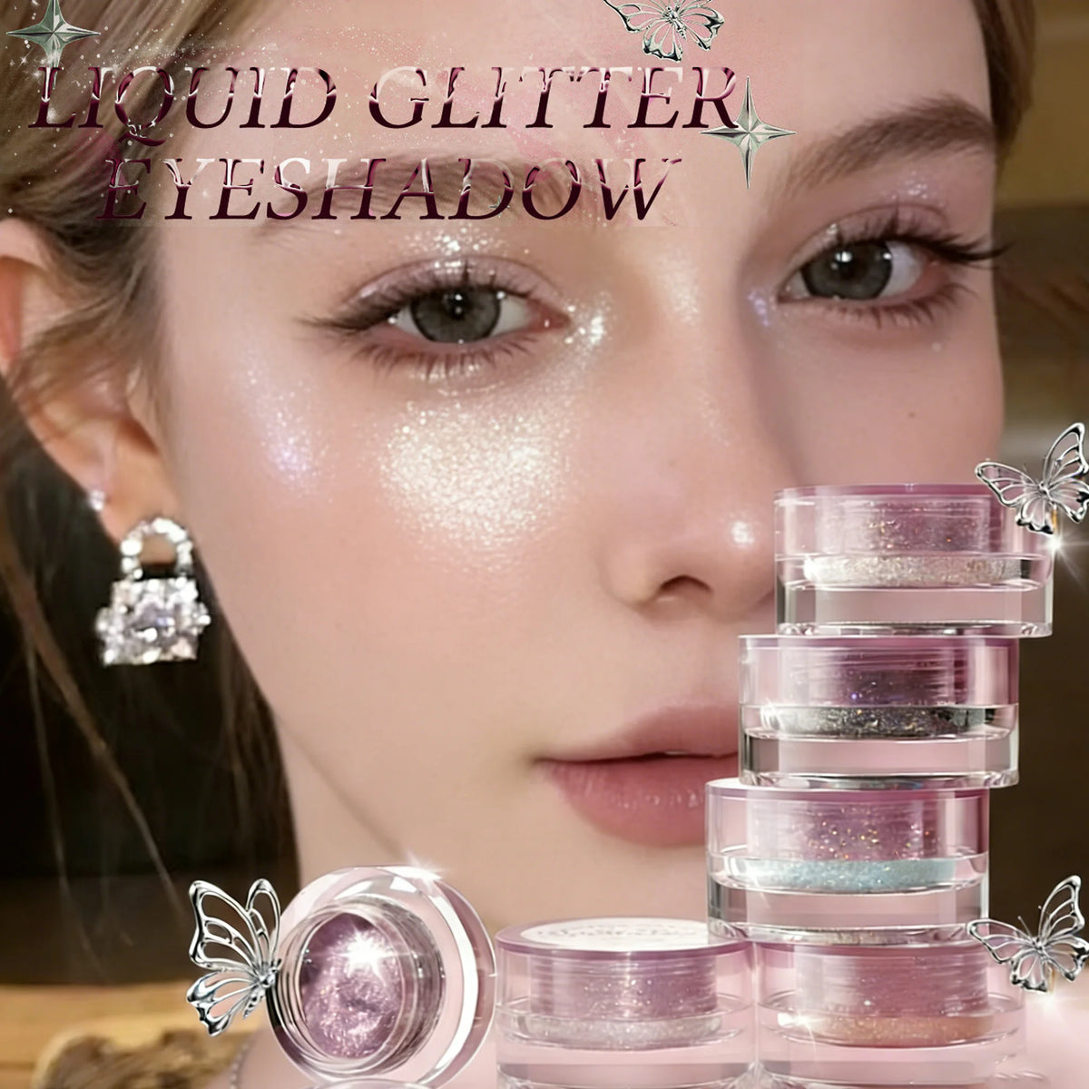 7 Color Liquid Eyeshadow Waterproof, non-sticky  rmt Highlighter & smoky eyeshadow with vivid color payoff Cosmetics