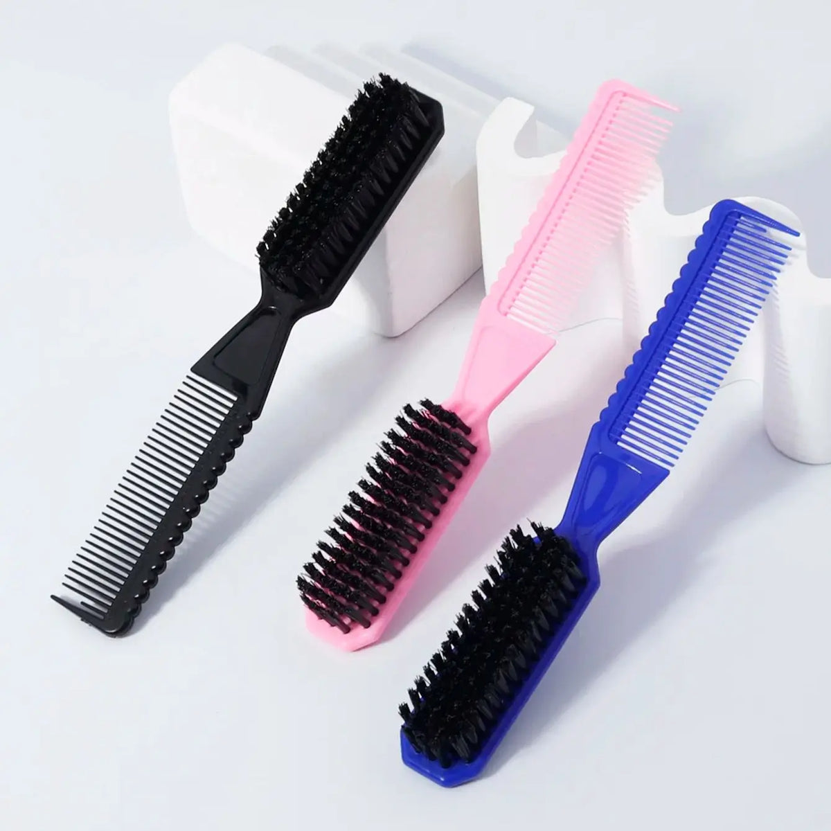 Barber Cleaning Brush, Hair Clipper Nylon Brush, Fades Barber Brush, Hair Styling Brush , Special for real hair wigs