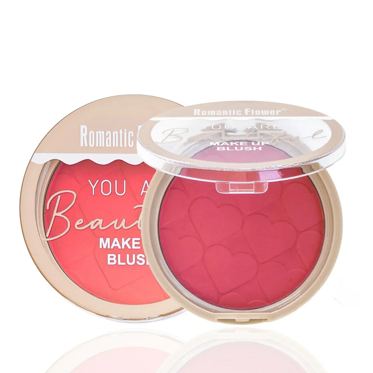 Natural Blush Powder for Fair Skin - Brightening Long Lasting Smudge Proof Valentine's Day Gift Face Makeup