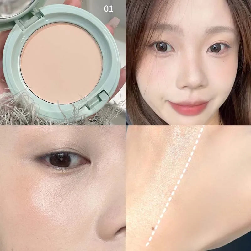 Toot Dodo Oil-Control Setting Powder - Waterproof Long-Lasting, Soft Focus, Skin Tone Correcting Contour Pressed Powder