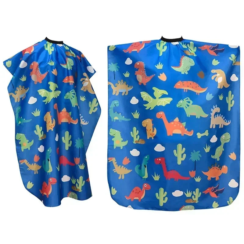 Cartoon Pattern Haircut Styling Gown Salon Kids Hairdressing Cape Barber Shop Household Child Hair Cut Cape Hairdresser Apron
