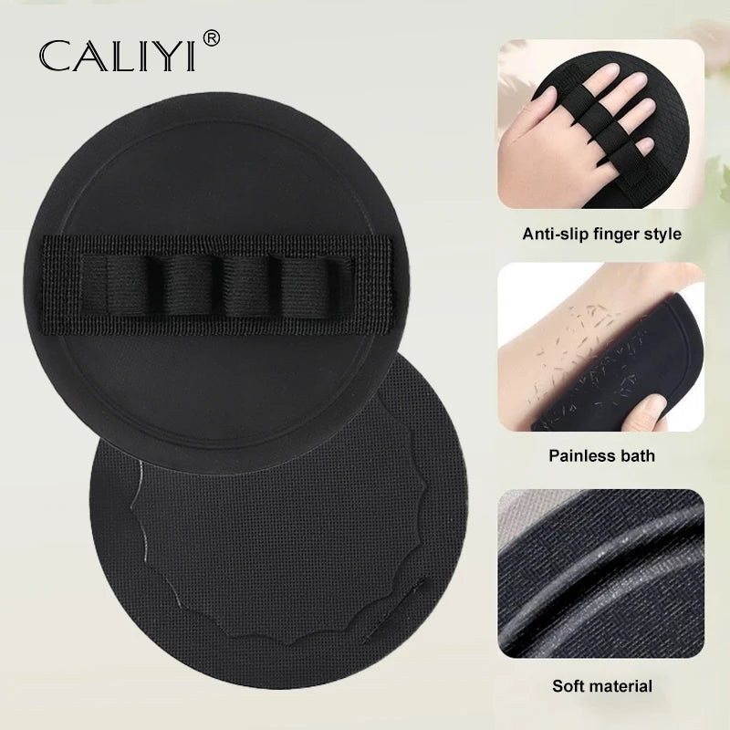 Rubber Round Rubbing Towel Gloves Brushes Exfoliating Dead Skin Deep Cleaning Body Scrub Brush Rubbing Back Bath Shower Tool