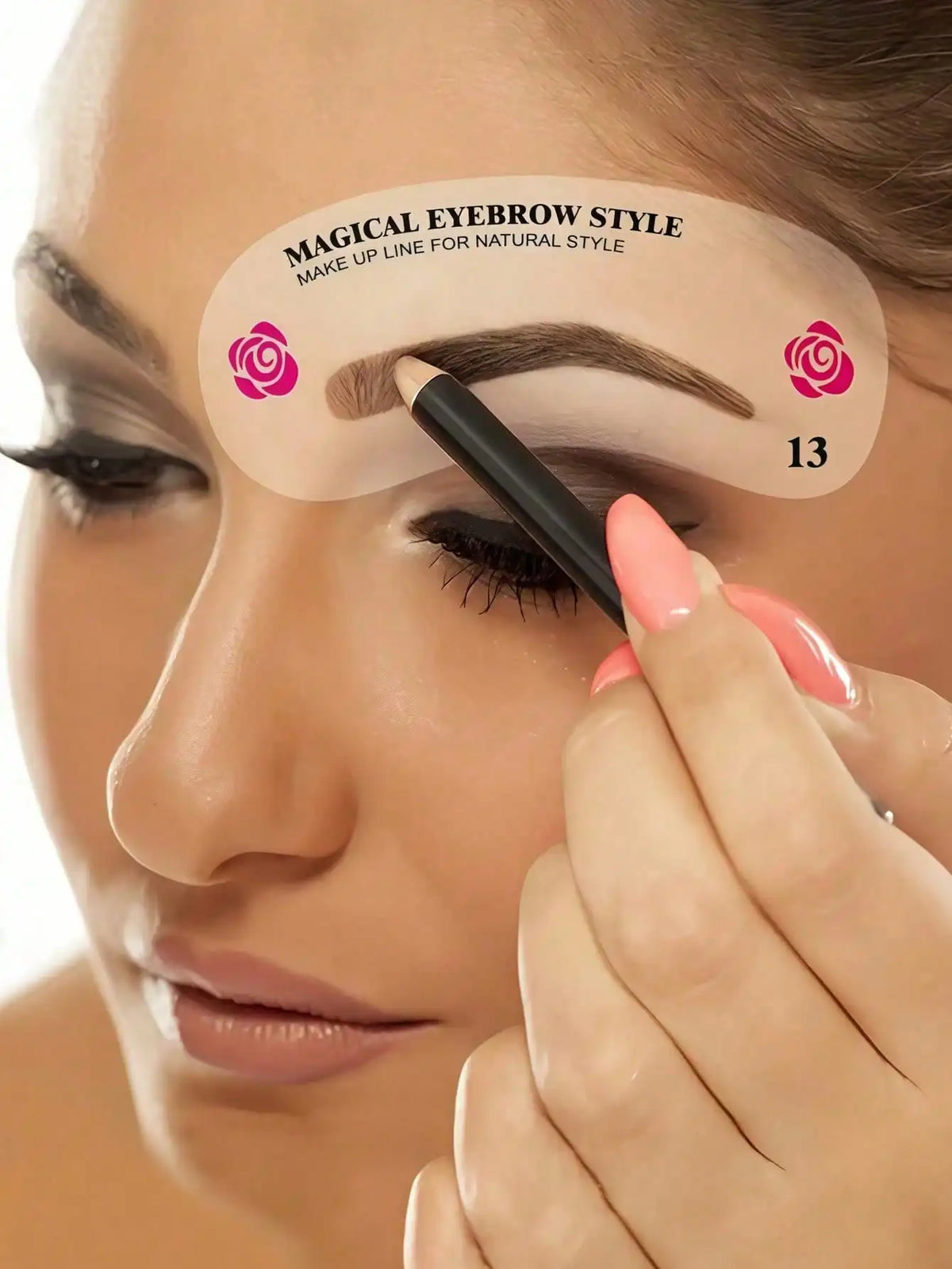 24 Styles Eyebrow Shaping Stencils - Grooming Kit for Women - Perfect for Beauty Modeling and Makeup Application