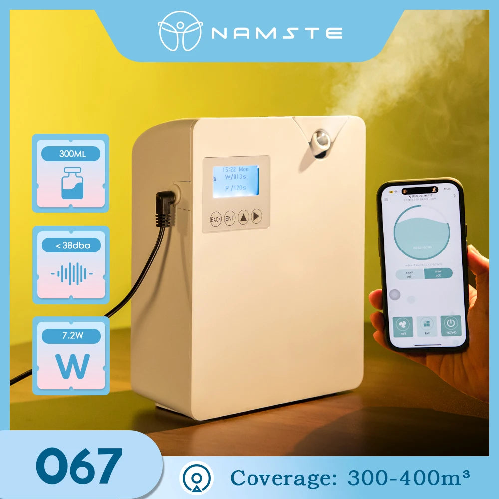 NAMSTE Bluetooth Smart Aroma Diffuser Air Freshener Flavoring Diffuser Electric Smell Aromatic Fragrance Device For Home Hotel