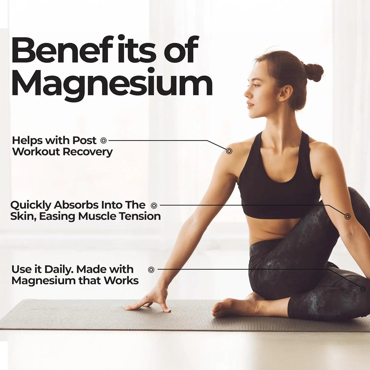 Pure Magnesium Oil Spray Grade Magnesium Chloride Liquid for Foot & Body Care Spray for Improve Roughness Skin& Quick Absorption