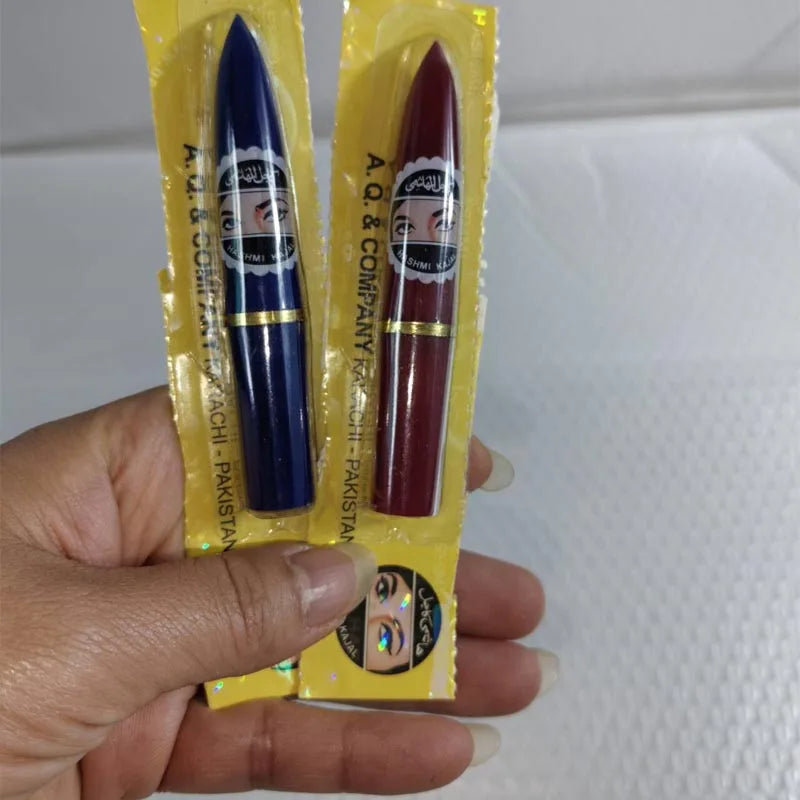 Original Kajal Natural Black KOHL HASHMI Color Fast Lasting Traditional Tool 1Pcs