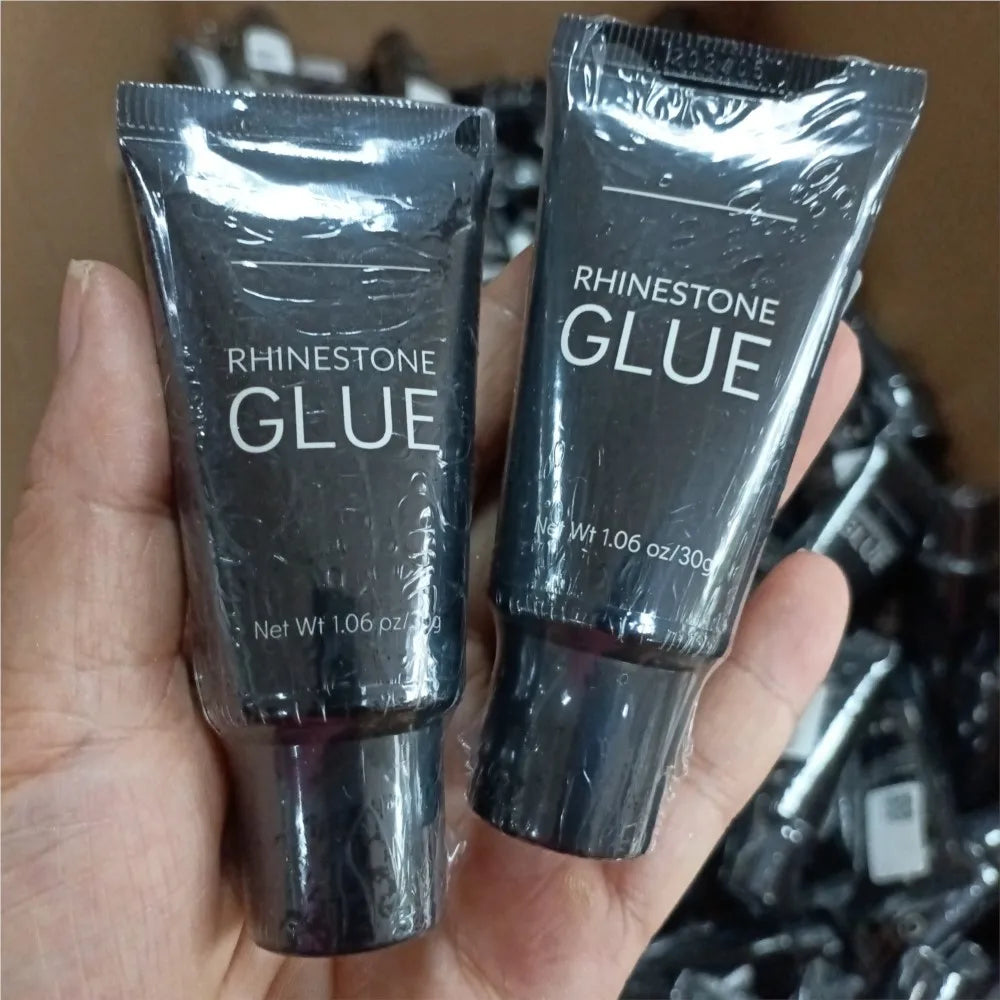 1pc Rhinestone Glue for Nails, 30g Super Strong Gel Nail Glue for Crystal Diamond Gems Nail Charms No Wipe Nail Rhinestone Glue