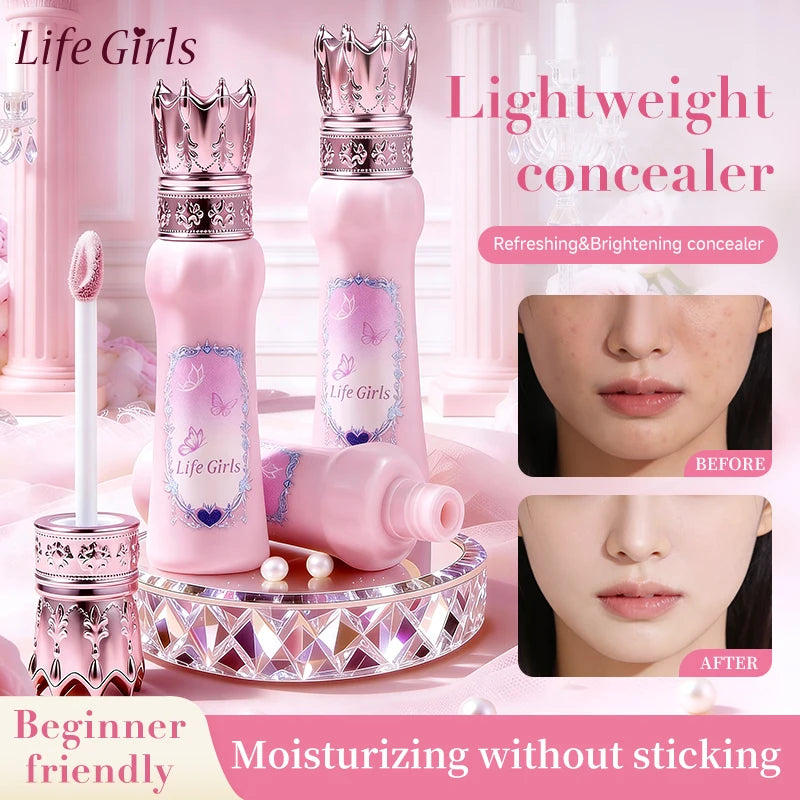 Brightening concealer liquid Natural highlighter Moisturizing and non-wrinkle No picky skin modification face
