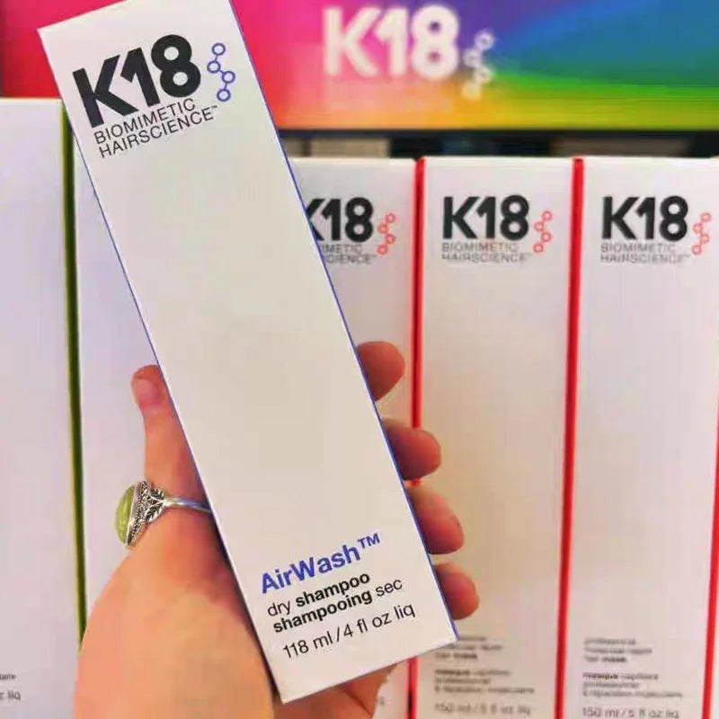 Original K18 AirWash Dry Shampoo 118ml Conditioners NonAerosol Balances Scalp Controls Excess Oil Production Repair Dry