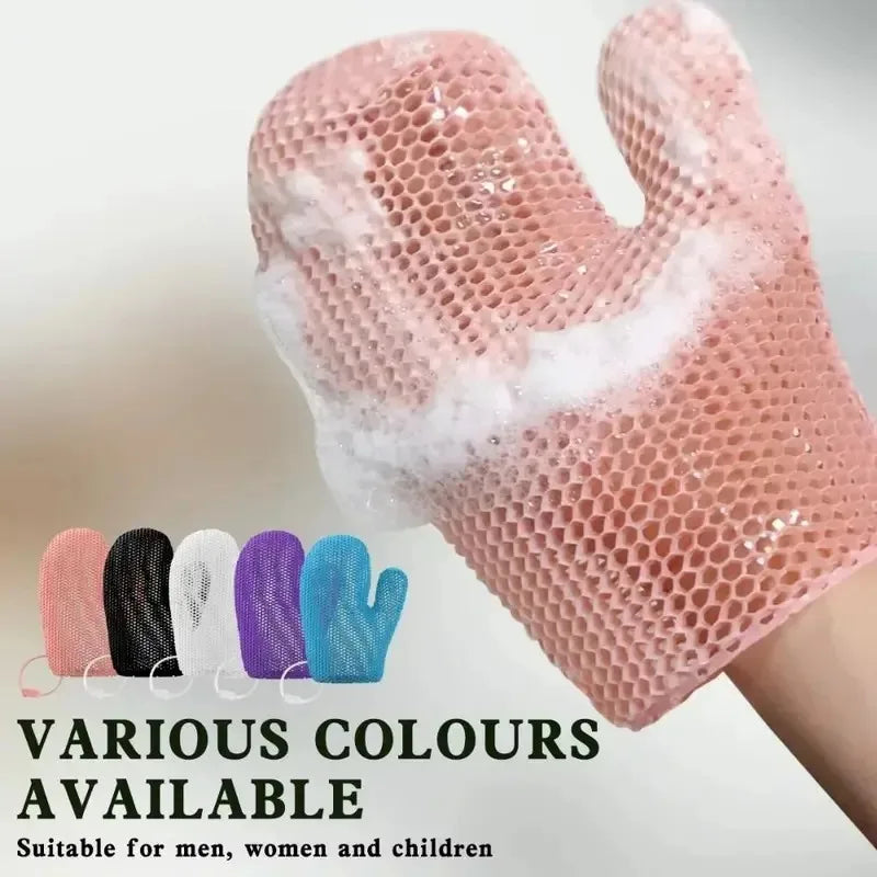 Honeycomb Exfoliating Glove for Face and Body Deep Cleansing Quick Dry TPU Shower Mitt Men Women Spa Bath Tools