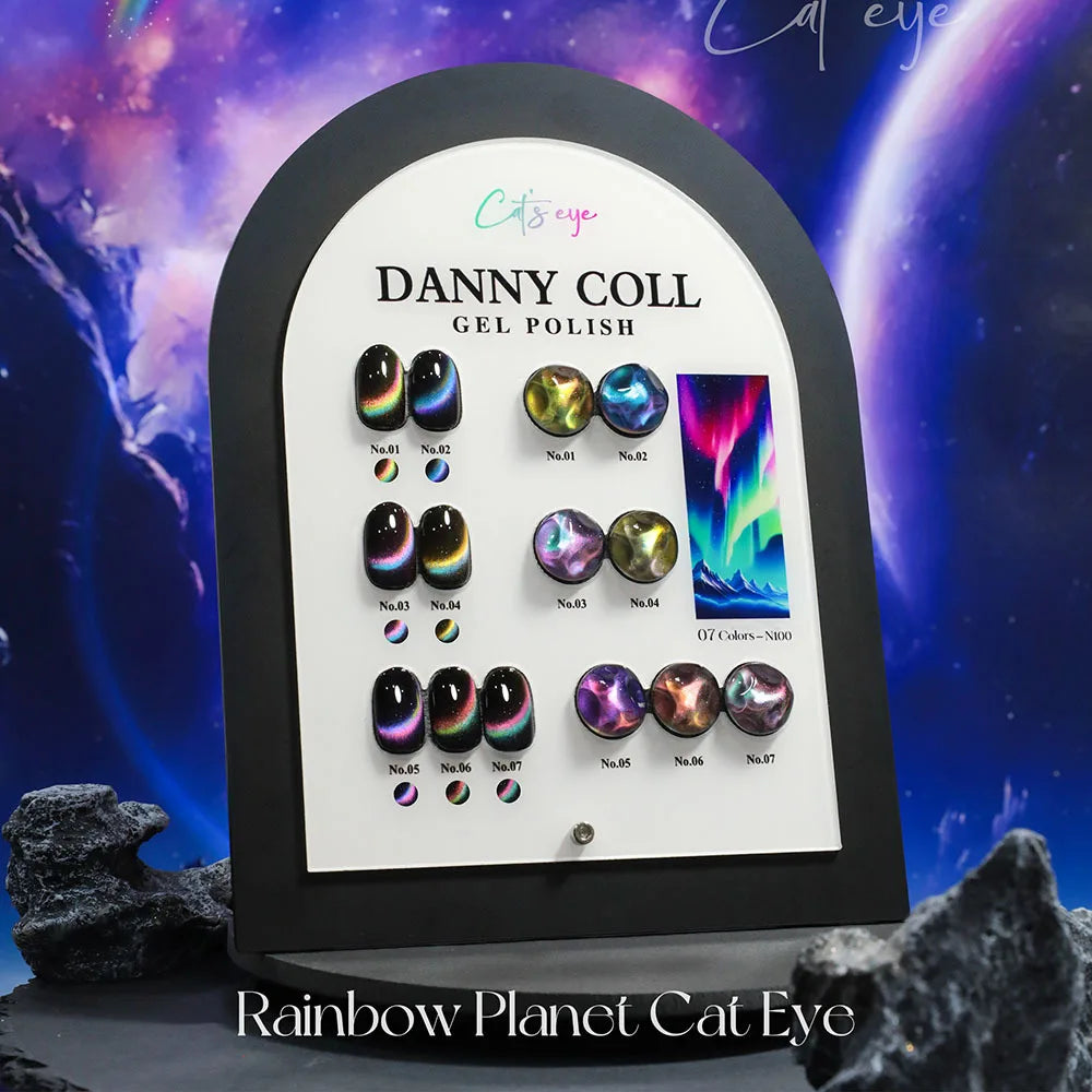 Rainbow Cat Eyes HEMA/TPO FREE Magnetic Cat Eye Gel Nail Polish UV Gel Varnish Soak Off Gelpolish Varnish Nail Art Lacque Primer
