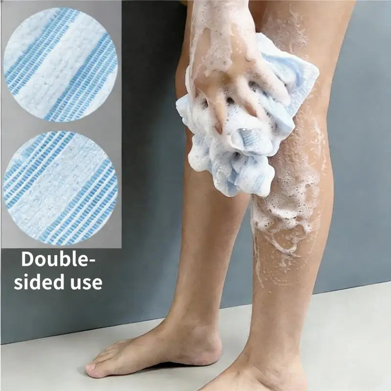 Japanese Rubbing Washcloth Bath Nylon Towel Brush for Back Towels Exfoliating Scrub Shower Sponge Body Bathroom Accessories 1PC
