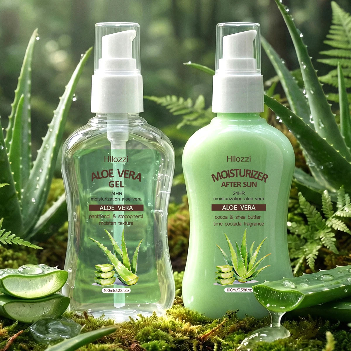 MOISTURIZER AFTER SUN ALOE VERA GEL，Quick absorption, non-greasy texture, post-sun hydration, suitable for both men and women