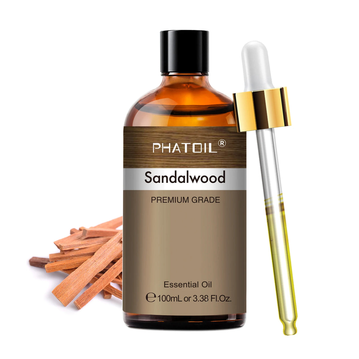 PHATOIL 100ml Sandalwood Eucalyptus Aromatherapy Essential Oil Cedarwood Lavender Vanilla Aroma Essential Oils For Candle Making