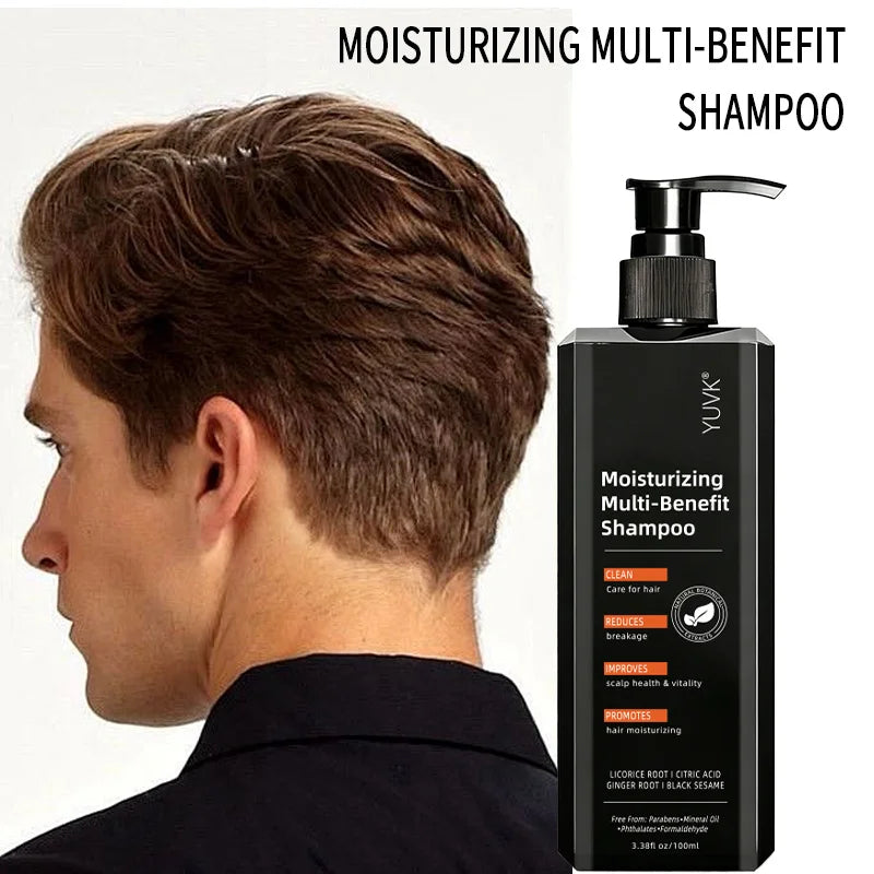 YUVK Ginger Rich and Fluffy Shampoo, Specially Designed for Oily Scalp, Cleanses Hair Follicles, Balances Oil and Fat