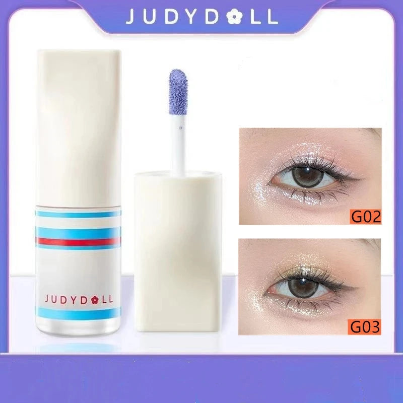 Judydoll Shimmer Metallic Glitter Eyeshadow Highly Pigmented Long Lasting Waterproof Liquid Matte Shadow Eye Makeup Cosmetics