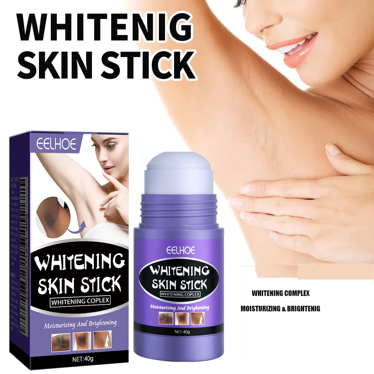Armpit Whitening Cream Private Parts Dark Skin Bleaching Cream Lighten Melanin Knee Underarm Nipple Brighten Body Care Lotion