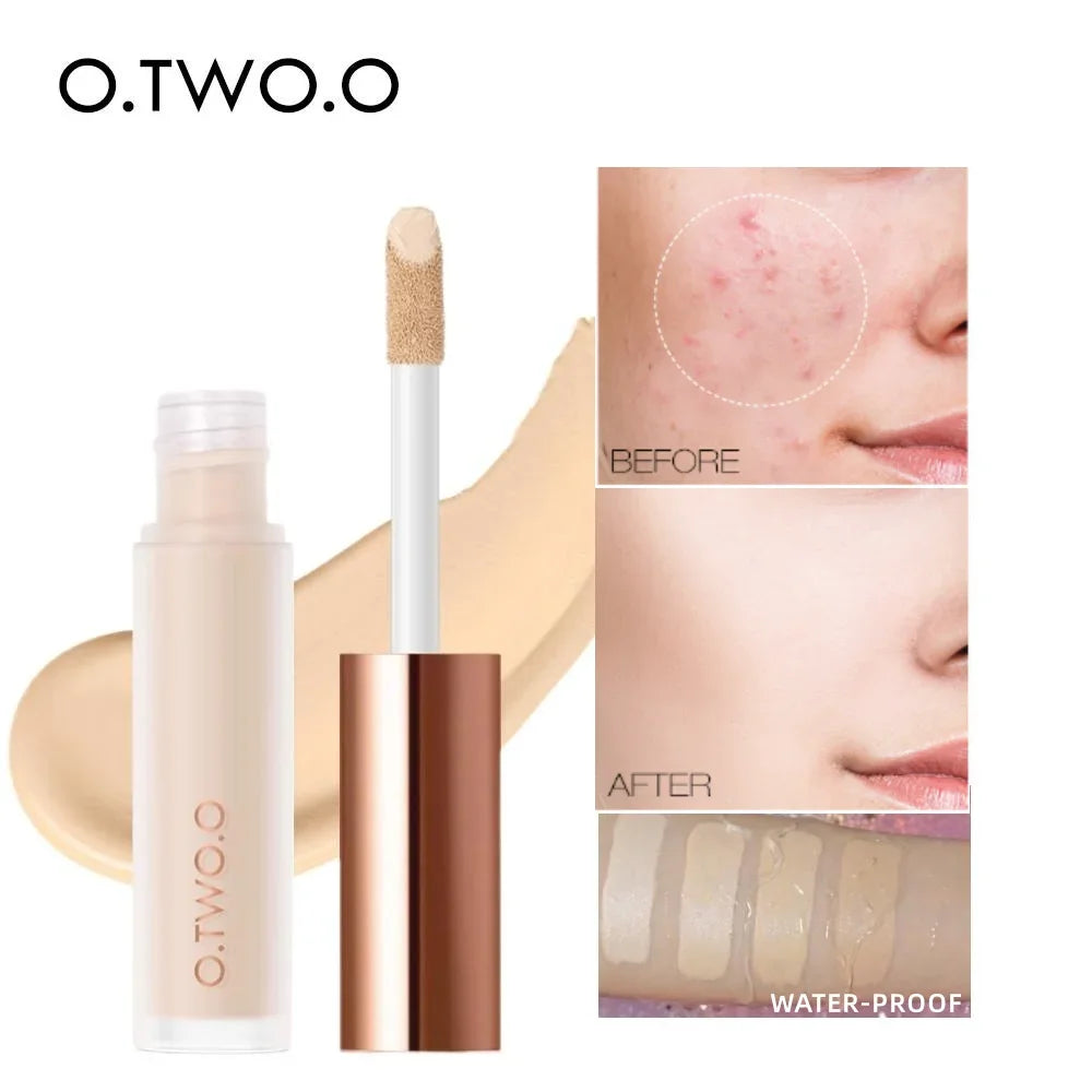 O.TWO.O Makeup Face Concealer Full Coverage Long Lasting Waterproof Liquid Base Eye Dark Circles Concealer