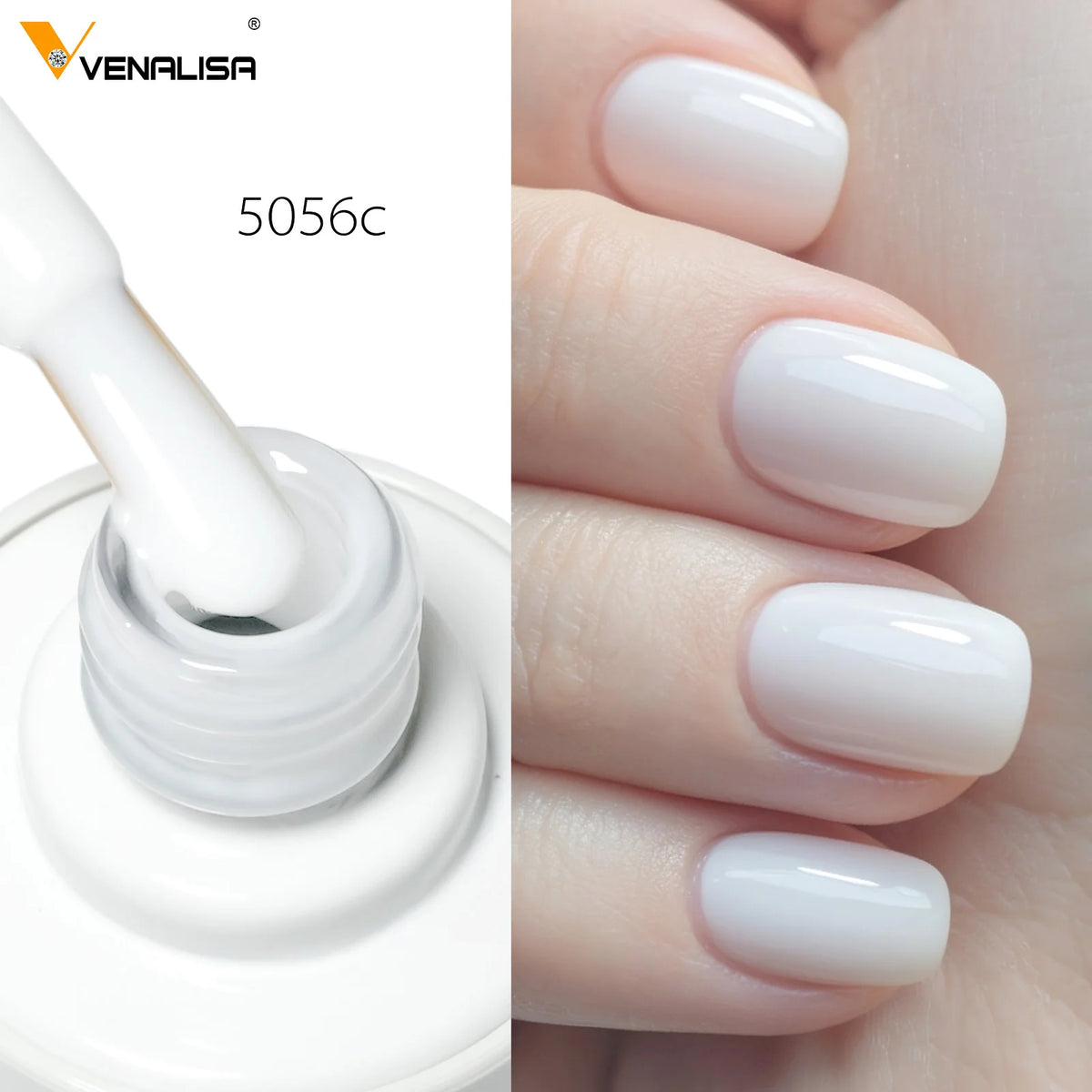 1/2/5pc 10ml VENALISA Nail Gel Polish High Quality Round Brush Soft Consistency Selfleveling  Gorgeous Color Collection Varnish