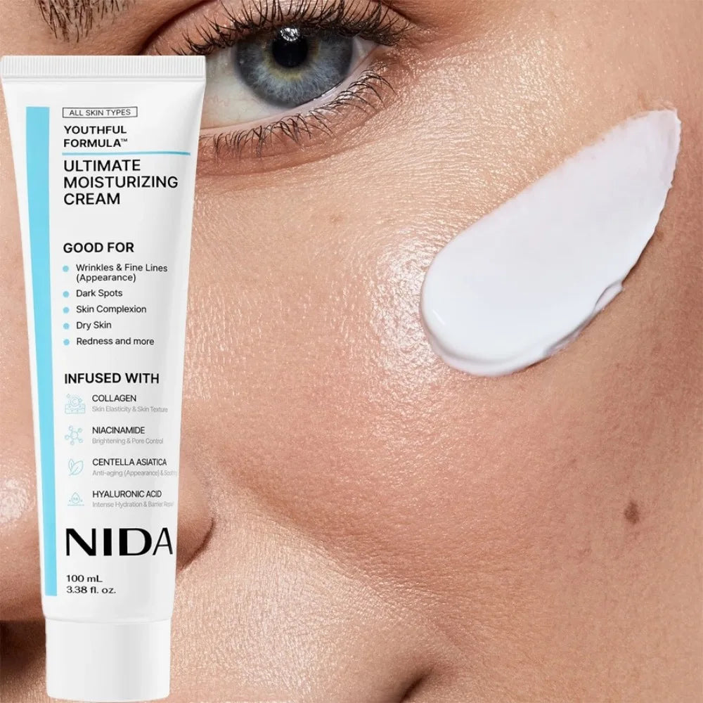 NIDA Natural Plant Refreshing Texture Quick Absorption Face Cream Multiple Functions Cream Daily Moisturizing Nourishing Cream