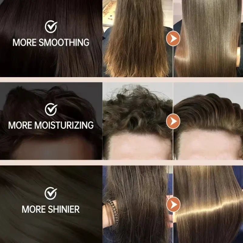 PURC 8 Seconds Hair Mask Smoothing Straightening Keratin Hair Treatment Cream Soft Repair Damaged Frizz Professional Hair Care