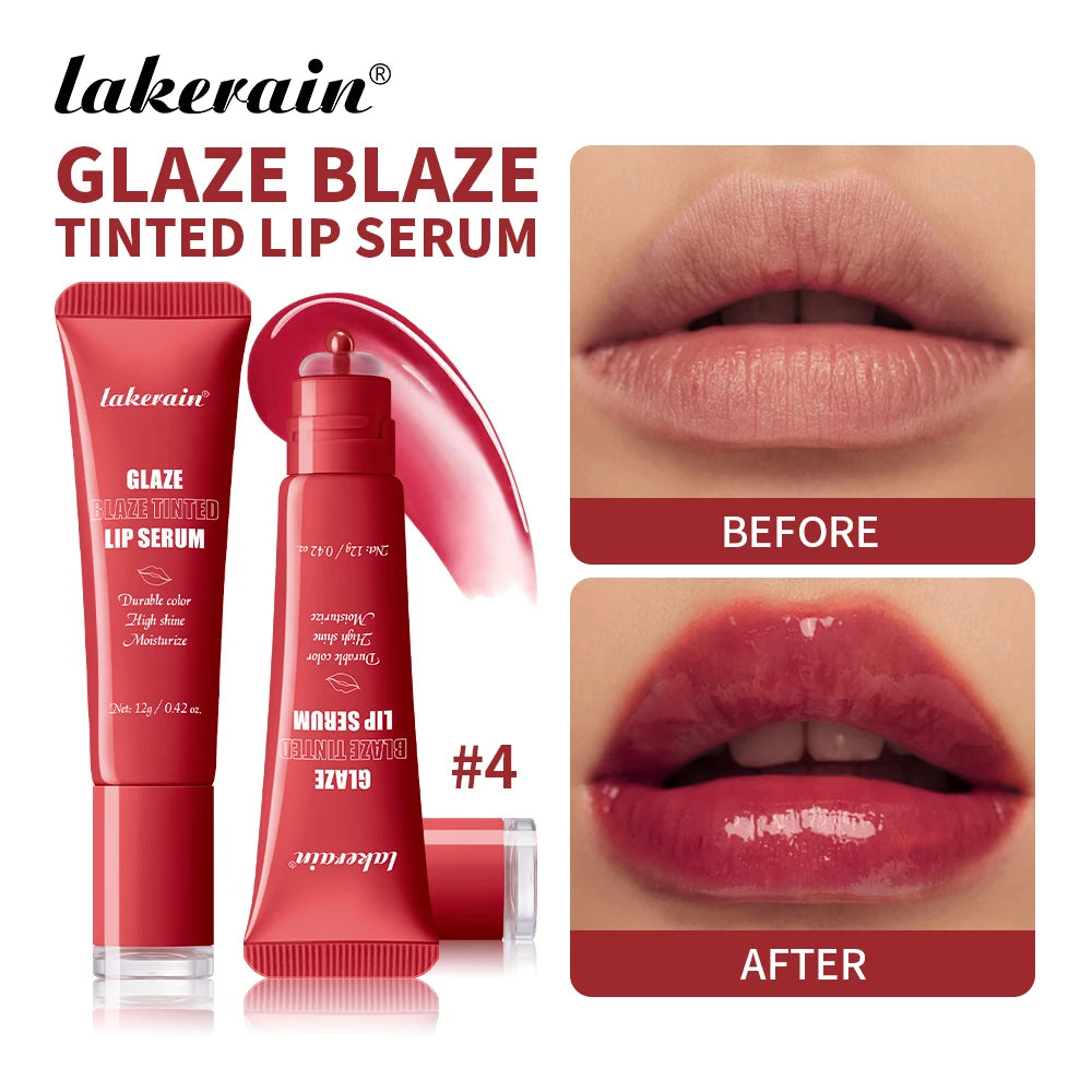 Lip Gloss Glowy Balm Tinted Lip Moisturizer Repairing Nourishing Lip Tint Glow Liquid Lip Gel Hydrating Lips Care