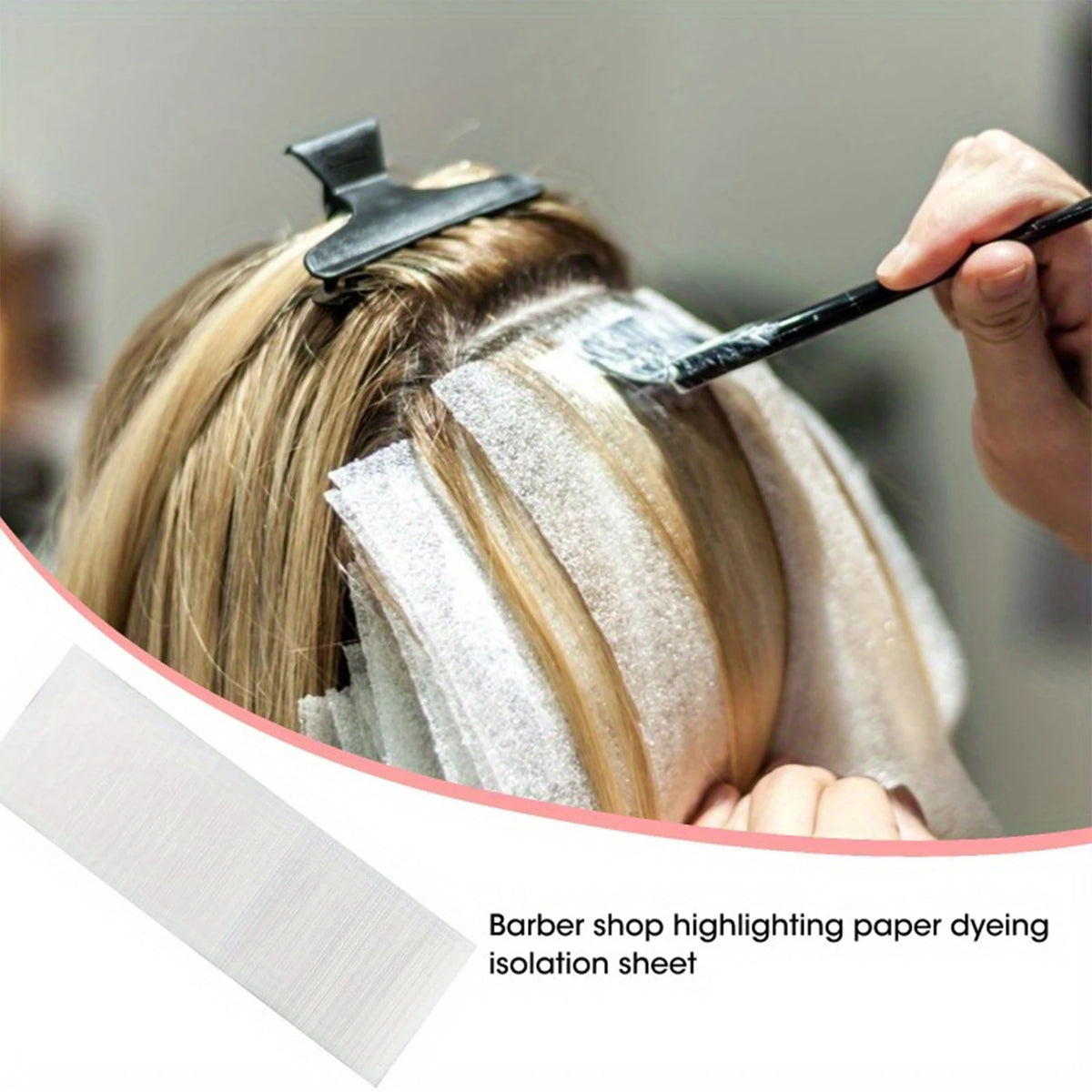 Professional Disposable Hair Dye Foam Paper Coloring Highlighting Strips For Styling Barber Perm Dye Hair Care Accessories