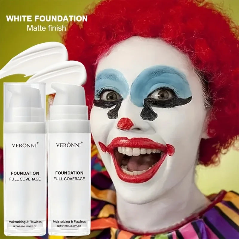 White Foundation Liquid Whitening Brightening Correcting Skin Tone Super White Inner Eye Highlight Blending Liquid Plasticizer