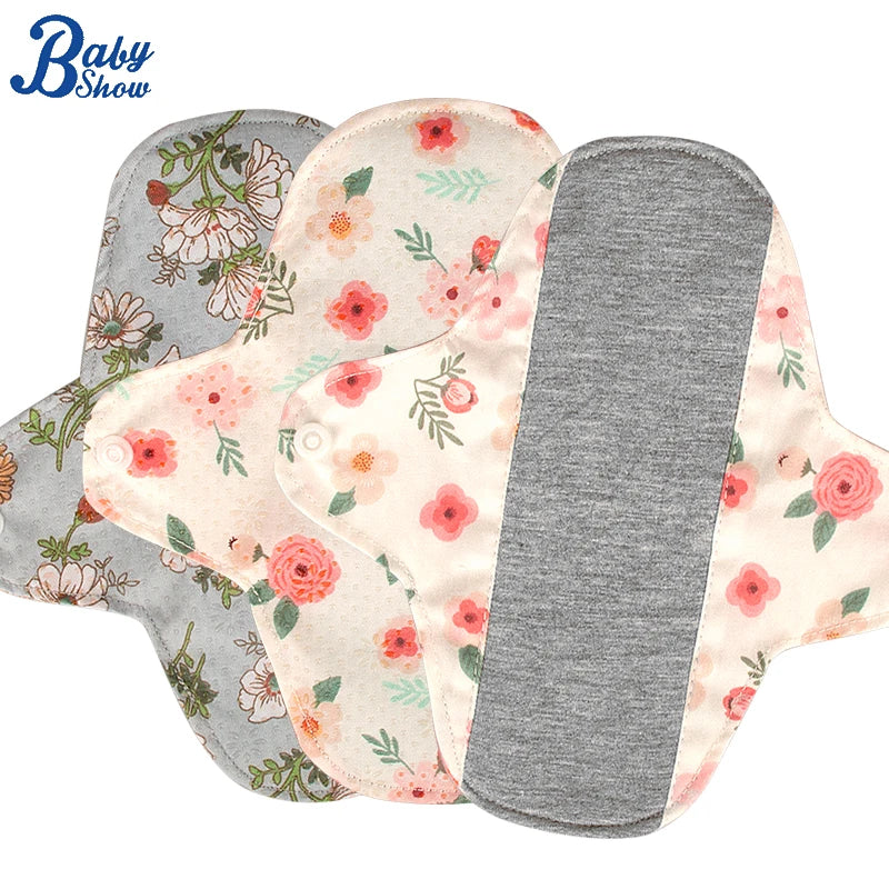 1pc/5pcs Anti Slip Washable Sanitary Pad Graphene Sterilization Underwear Panty Liner Lady Personal Care Reusable Daily Pads