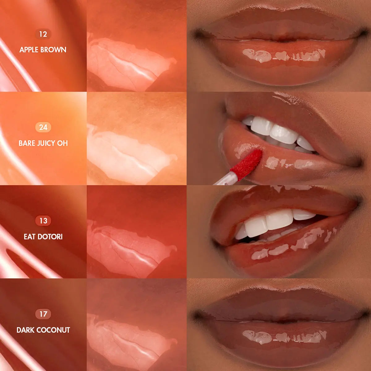 rom&nd THE JUICY LASTING TINT-12 Shades,Lightweight Hydrating,Lip Stain,Lip Glosses,Luxury Makeup,Korean Cosmetic,Korean Makeup