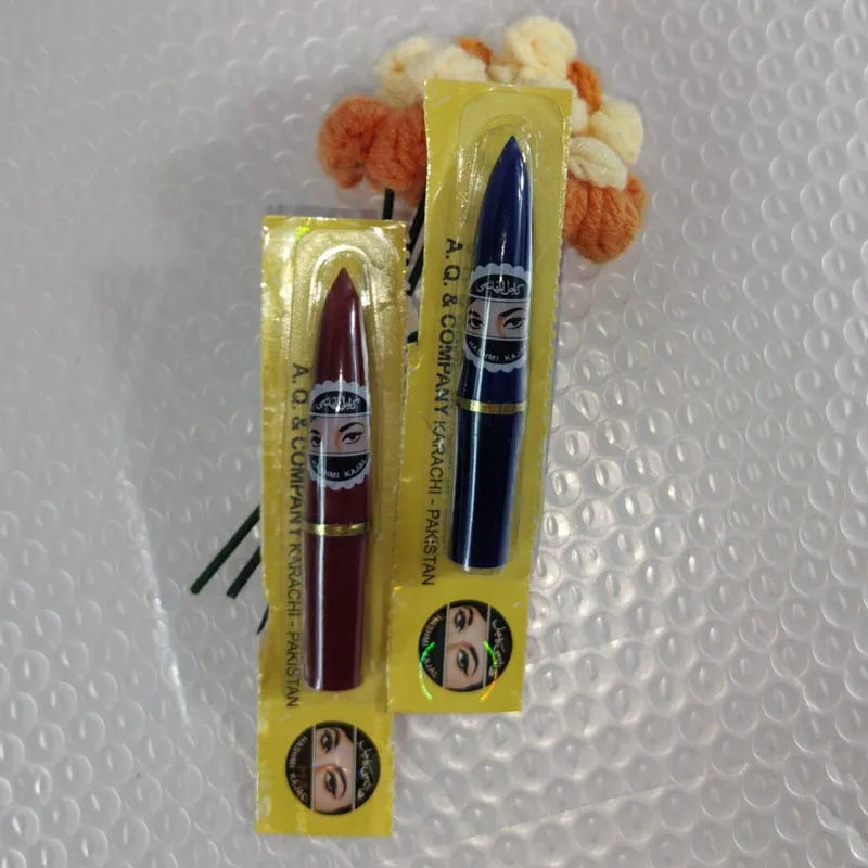 Original Kajal Natural Black KOHL HASHMI Color Fast Lasting Traditional Tool 1Pcs