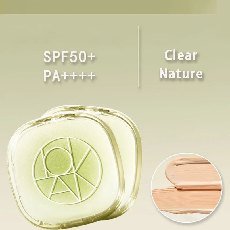 Whitening Sunscreen Cushion Compact SPF50+ BB Cream Waterproof Control Oil Concealer High Coverage Foundation Korean Makeup Base