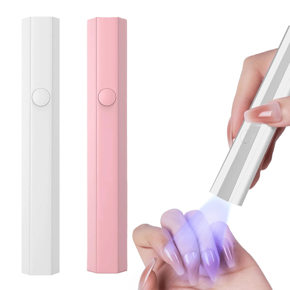Cordless Gel Nail Lamp Rechargeable Long Battery Life For Hours Of Continuous Manicure Use