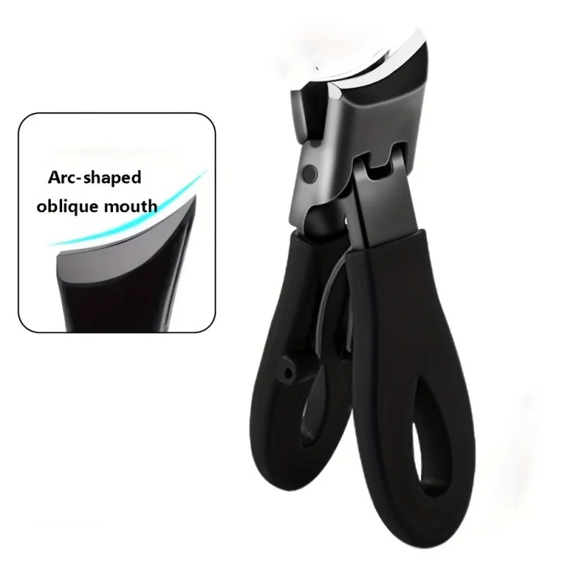 Thick Nail Clippers Set 1/5pcs Modern Design Stainless Steel Nail File Concave Blade