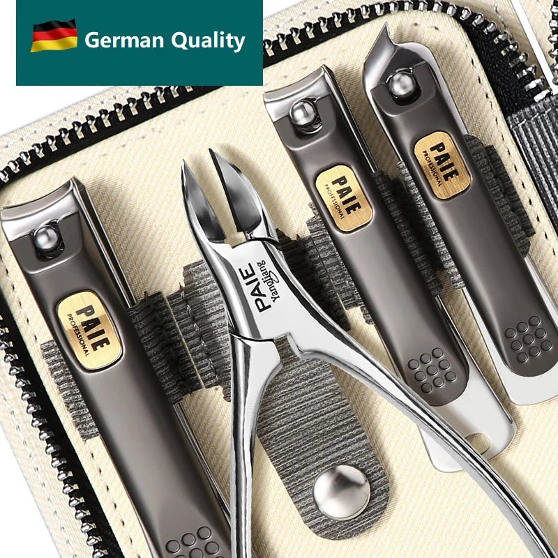 German Quality Nail Clipper Set Upscale Durable Nail Trimmer set Portable Household Nail Tool Toenail Thick Nail Cut Nippers