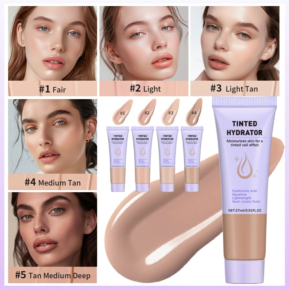 Lakerain Tinted Hydrator Buildable Coverage Intense Moisturizing  Even Skin Tone Semi-matte Finish Makeup Moisturizing Cream