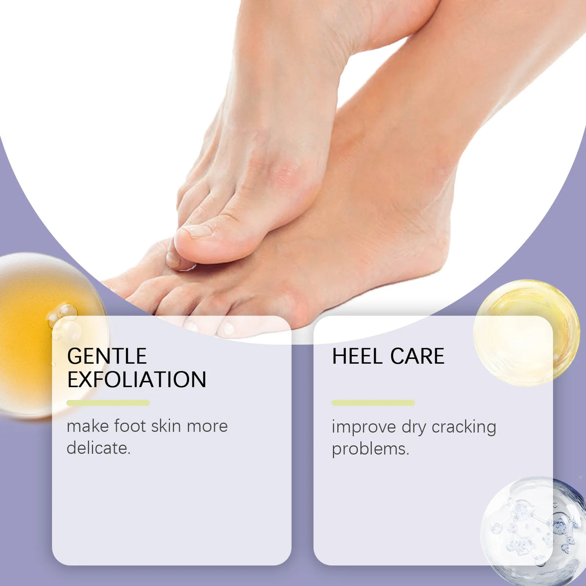 Exfoliating Foot Scrub with Bamboo Charcoal Sea Salt Dead Skin Removal Soften Feet Skin Deep Cleansing Feet Smoothing Care