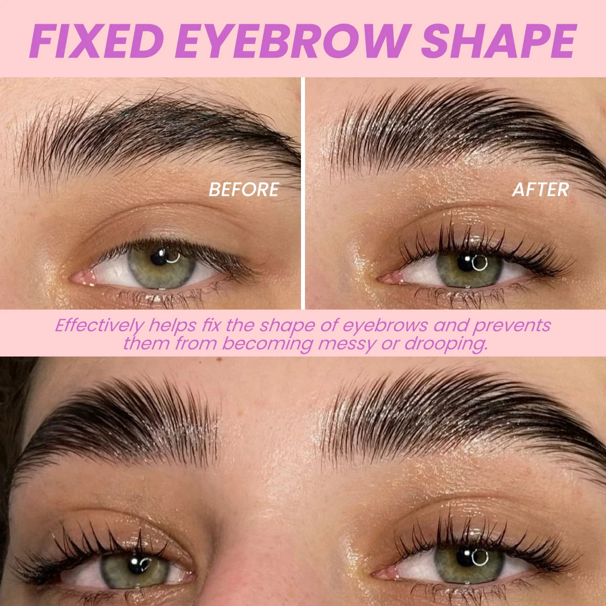 1PC Soft Texture, Three-dimensional Luster, Waterproof, Eyebrow Styling Liquid, Creating Natural and Flawless Wild Eyebrows