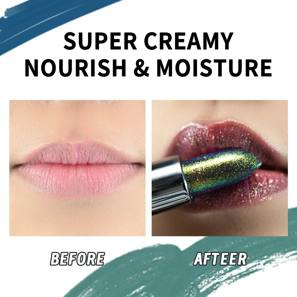 CHARMACY 6 Colors Magicolor Star Glow Lipstick PH Change Shift Colors Lip Gloss Nourish Moisture Professional Lip Makeup