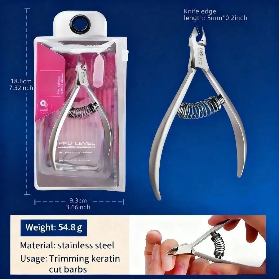 1pc Stainless Steel Silvery Dead Light Beige Pliers - Tool for Trimming Hand & Foot Dead Light Beige, Thorns & Nails