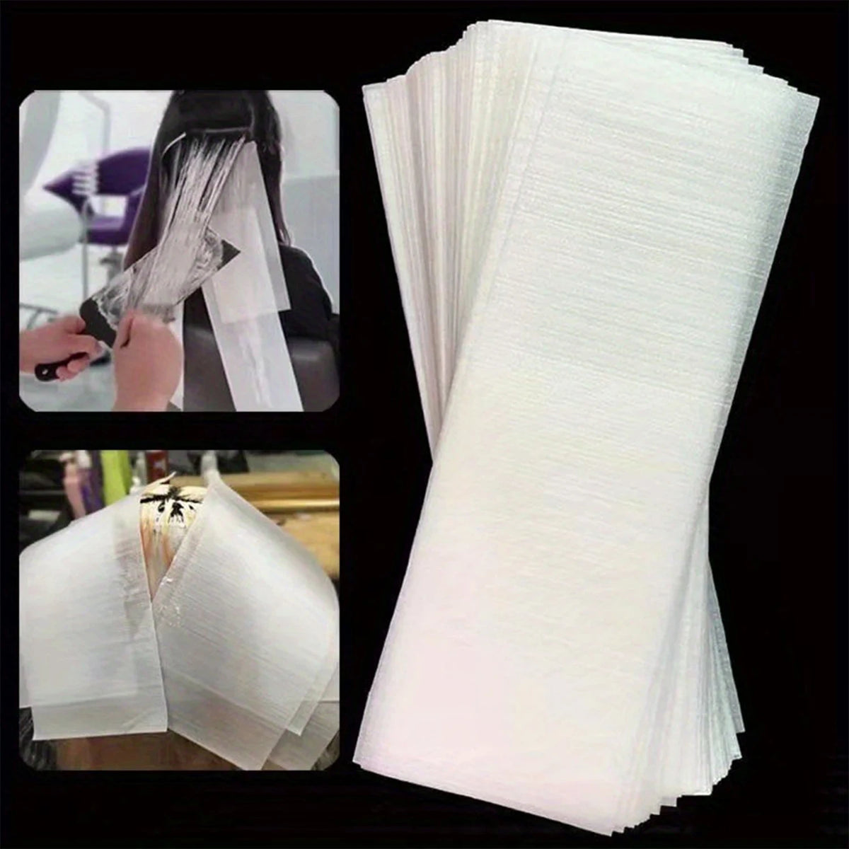 Professional Disposable Hair Dye Foam Paper Coloring Highlighting Strips For Styling Barber Perm Dye Hair Care Accessories