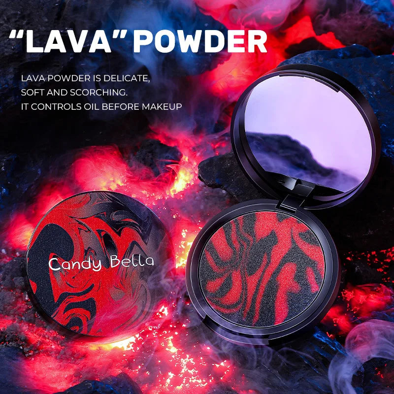 1pc CandyBella Lava Oil Control Long-Lasting Waterproof Concealer Transparent Jelly Matte Compact Face Loose Powder Makeup Tools